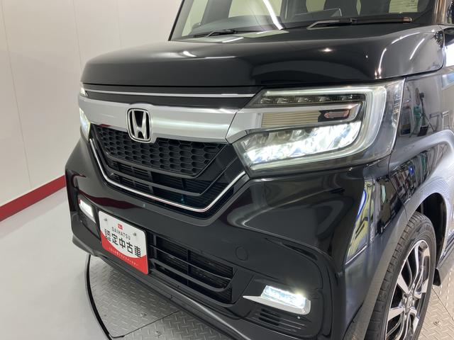 N−BOXカスタムG・Lホンダセンシング純正ナビ バックモニター フルセグTV CD DVD USB Bluetooth ドラレコ ETC 左側電動スライドドア プッシュスタート クルーズコントロール オートライト LEDヘッドライト(愛媛県)の中古車