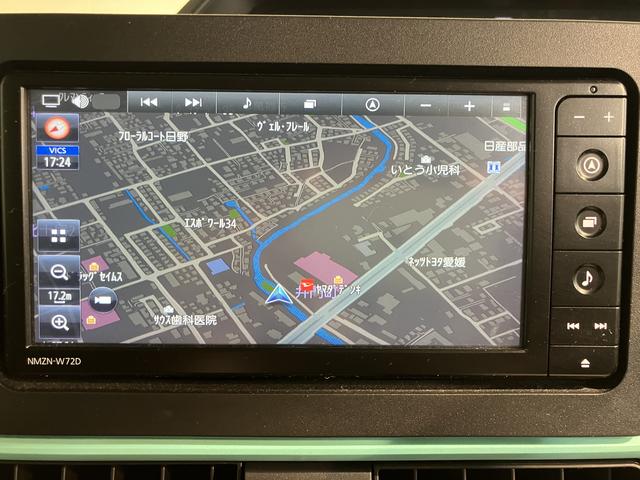 タントX純正ナビ バックモニター フルセグTV CD DVD USB Bluetooth ドラレコ 片側電動スライドドア オートライト LEDヘッドライト 前席シートヒーター アイドリングストップ キーフリー(愛媛県)の中古車