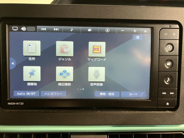 タントX純正ナビ バックモニター フルセグTV CD DVD USB Bluetooth ドラレコ 片側電動スライドドア オートライト LEDヘッドライト 前席シートヒーター アイドリングストップ キーフリー(愛媛県)の中古車