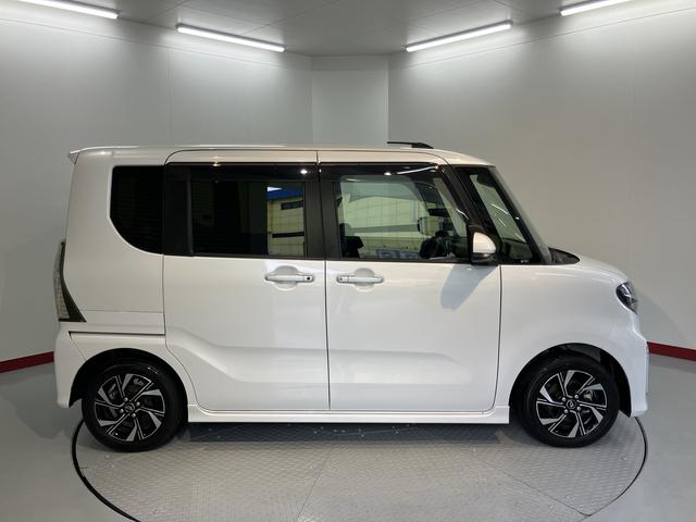 タントカスタムＸ障害物センサー　両側電動スライドドア　クルーズコントロール　前席シートヒーター　電動パーキング　ベンチシート　オートライト　ＬＥＤヘッドライト　プッシュスタート　アイドリングストップ　オーディオレス車（愛媛県）の中古車
