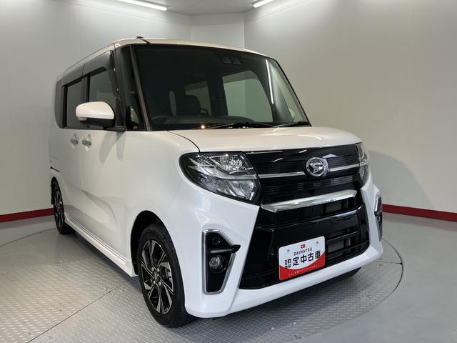 タントカスタムＸ障害物センサー　両側電動スライドドア　クルーズコントロール　前席シートヒーター　電動パーキング　ベンチシート　オートライト　ＬＥＤヘッドライト　プッシュスタート　アイドリングストップ　オーディオレス車（愛媛県）の中古車