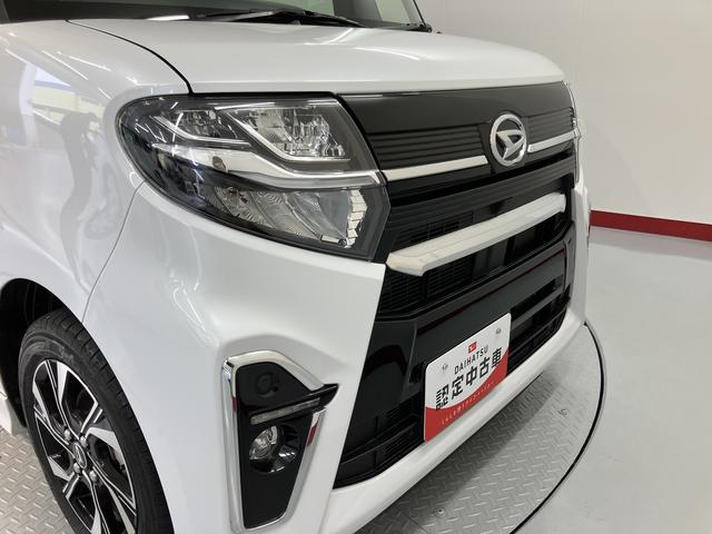 タントカスタムＸ障害物センサー　両側電動スライドドア　クルーズコントロール　前席シートヒーター　電動パーキング　ベンチシート　オートライト　ＬＥＤヘッドライト　プッシュスタート　アイドリングストップ　オーディオレス車（愛媛県）の中古車