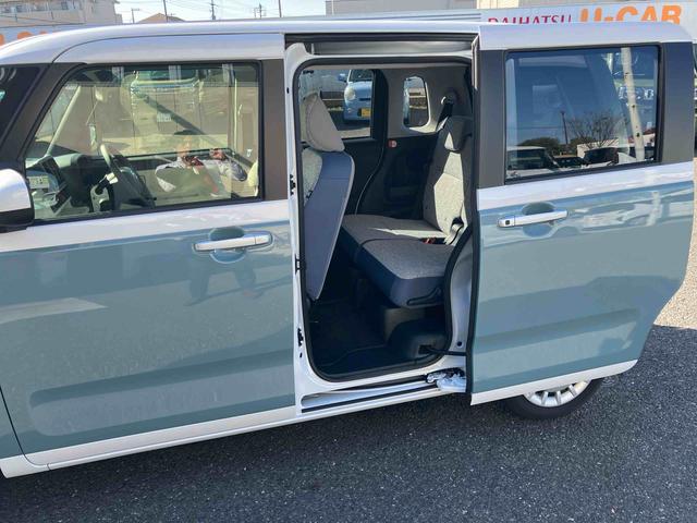 ムーヴキャンバスストライプスＸスマアシ／ハロゲンヘッドライト／オートハイビーム／１４インチホイール／両側自動スライドドア／コーナーセンサー／ベンチシート／サイドエアバック／カーテンシールド／キーフリーシステム／プライバシーガラス（千葉県）の中古車