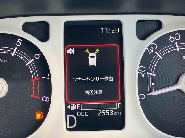 ムーヴキャンバスストライプスＧ　メーカー保証継承付帯両側電動スライドドア　ＬＥＤヘッドライト　オートライト／アダプティブドライビングビーム　Ｂカメラ　シートヒーター　コ−ナ−センサー　電動駐車ブレーキ　ホッとカップホルダー　置きラクボックス（千葉県）の中古車