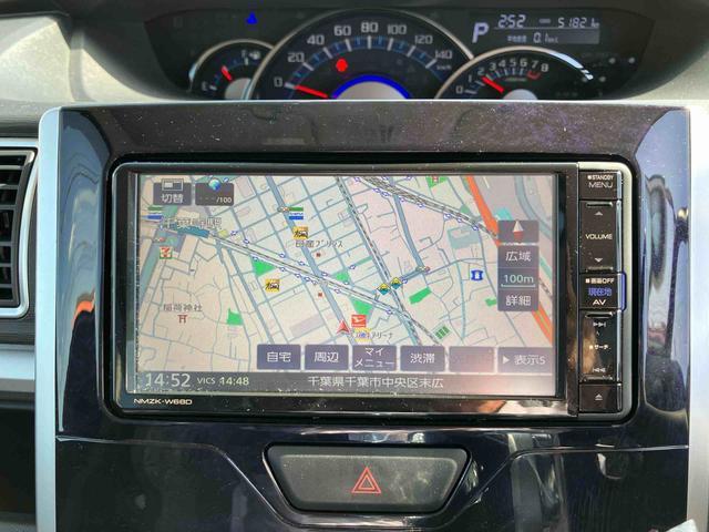 タントカスタムＲＳ　トップエディションＳＡIII純正メモリーナビ　ＣＤ　ＤＶＤ　ナビ連動ドライブレコーダー　ターボ車　衝突回避支援ブレーキ　誤発進抑制装置　アイドリングストップ　スマートキー　盗難防止装置イモビライザー　両側電動スライドドア（千葉県）の中古車