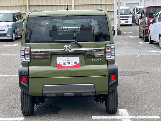 タフトＧターボ　ダーククロムベンチャー前後専用ダークガーニッシュ　ガラスルーフ　ルーフレール　１５インチアルミ　シートヒーター　ＬＥＤヘッド＆フォグランプ　バックカメラ　クルコン　電動駐車ブレーキ　衝突被害軽減ブレーキ　コーナーセンサー（千葉県）の中古車