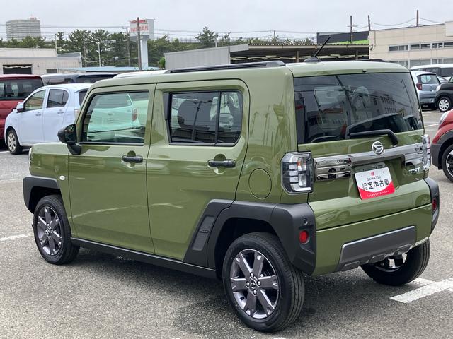 タフトＧターボ　ダーククロムベンチャー前後専用ダークガーニッシュ　ガラスルーフ　ルーフレール　１５インチアルミ　シートヒーター　ＬＥＤヘッド＆フォグランプ　バックカメラ　クルコン　電動駐車ブレーキ　衝突被害軽減ブレーキ　コーナーセンサー（千葉県）の中古車