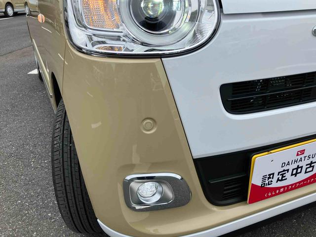 ムーヴキャンバスストライプスＧターボオートライト／コーナーセンサー／アイドリングストップ／衝突回避支援システム／横滑り防止装置／ＬＥＤヘッドライト／両側電動スライドドア／オートエアコン／キーフリー／電動格納ミラー／電動パーキングブレーキ（千葉県）の中古車
