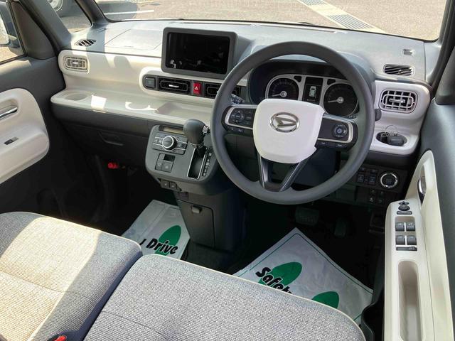 ムーヴキャンバスストライプスGターボLEDヘッドライト/両側電動スライドドア/コーナーセンサー/アイドリングストップ/衝突回避支援システム/横滑り防止装置/オートライト/オートエアコン/キーフリー/電動格納ミラー/電動パーキングブレーキ(千葉県)の中古車