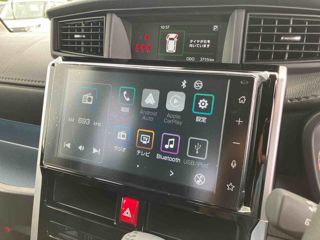 トールカスタムＧ９インチスマホ連携ディスプレイオーディオ／ＬＥＤヘッドライト／両側電動スライドドア／コーナーセンサー／アイドリングストップ／衝突回避支援システム／横滑り防止装置／オートライト／オートエアコン（千葉県）の中古車