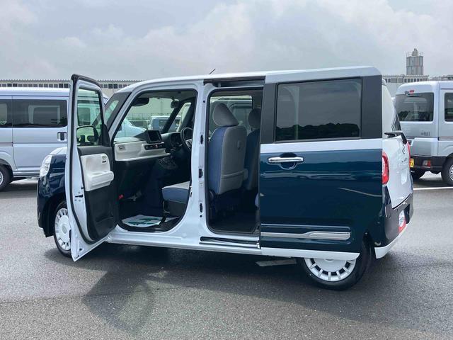 ムーヴキャンバスストライプスGターボLEDヘッドライト/両側電動スライドドア/コーナーセンサー/アイドリングストップ/衝突回避支援システム/横滑り防止装置/オートライト/オートエアコン/キーフリー/電動格納ミラー/電動パーキングブレーキ(千葉県)の中古車