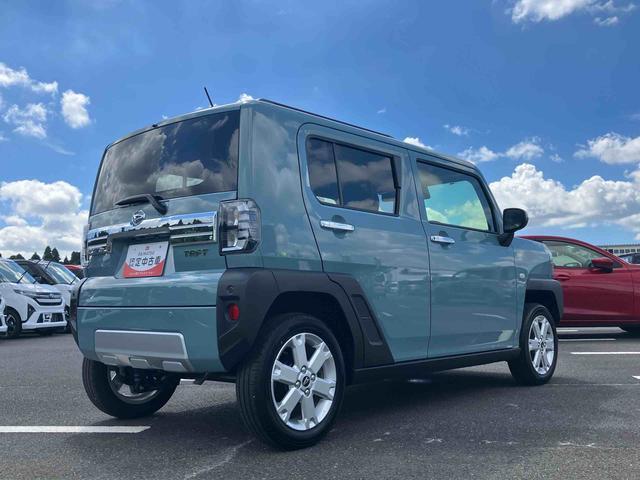 タフトG クロムベンチャーLEDヘッドライト/スカイフィールトップ/プッシュボタンエンジンスターター/アイドリングストップ/オートライト/コーナーセンサー/衝突回避支援システム/オートエアコン/キーフリーシステム(千葉県)の中古車