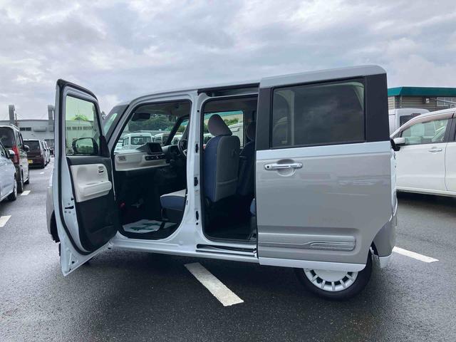 ムーヴキャンバスストライプスＧターボＬＥＤヘッドライト／両側電動スライドドア／アダプティブクルーズコントロール／コーナーセンサー／衝突回避支援システム／横滑り防止装置／オートライト／オートエアコン／電動格納ミラー／電動パーキングブレーキ（千葉県）の中古車