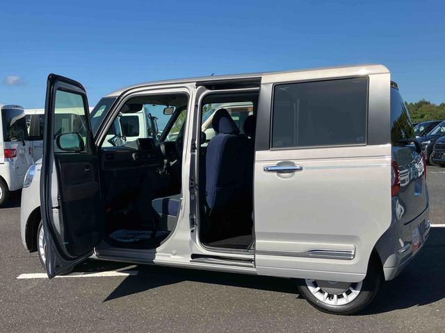 ムーヴキャンバスセオリーＧターボＬＥＤヘッドライト／両側電動スライドドア／アダプティブクルーズコントロール／コーナーセンサー／衝突回避支援システム／横滑り防止装置／オートライト／オートエアコン／電動格納ミラー／電動パーキングブレーキ（千葉県）の中古車