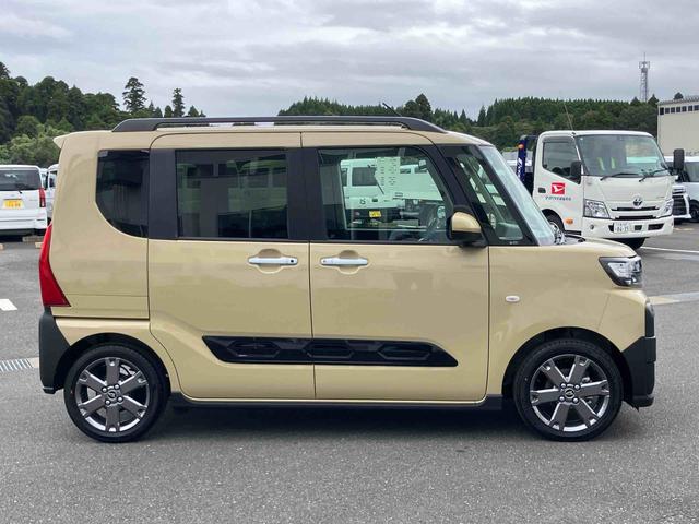 タントファンクロスターボLEDヘッドライト/両側電動スライドドア/コーナーセンサー/アイドリングストップ/衝突回避支援システム/横滑り防止装置/オートエアコン/アルミホイール/キーフリーシステム/電動格納ミラー/オートライト(千葉県)の中古車