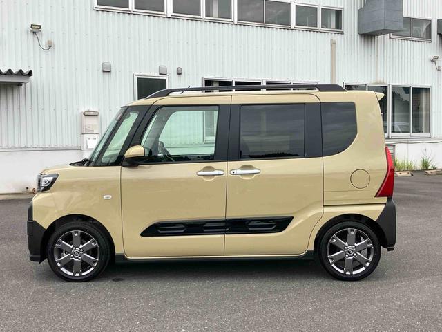 タントファンクロスターボLEDヘッドライト/両側電動スライドドア/コーナーセンサー/アイドリングストップ/衝突回避支援システム/横滑り防止装置/オートエアコン/アルミホイール/キーフリーシステム/電動格納ミラー/オートライト(千葉県)の中古車