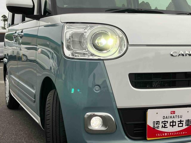 ムーヴキャンバスストライプスＧＬＥＤヘッドライト／両側電動スライドドア／コーナーセンサー／アイドリングストップ／衝突回避支援システム／横滑り防止装置／オートライト／オートエアコン／キーフリー／電動格納ミラー／電動パーキングブレーキ（千葉県）の中古車