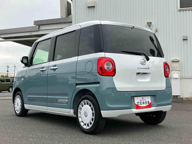 ムーヴキャンバスストライプスＧＬＥＤヘッドライト／両側電動スライドドア／コーナーセンサー／アイドリングストップ／衝突回避支援システム／横滑り防止装置／オートライト／オートエアコン／キーフリー／電動格納ミラー／電動パーキングブレーキ（千葉県）の中古車