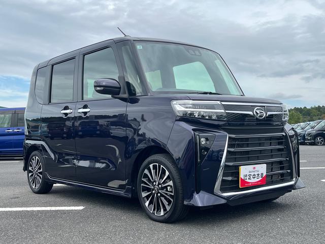 タントカスタムＲＳＬＥＤヘッドライト／両側電動スライドドア／コーナーセンサー／アイドリングストップ／衝突回避支援システム／横滑り防止装置／オートエアコン／アルミホイール／キーフリーシステム／電動格納ミラー／オートライト（千葉県）の中古車