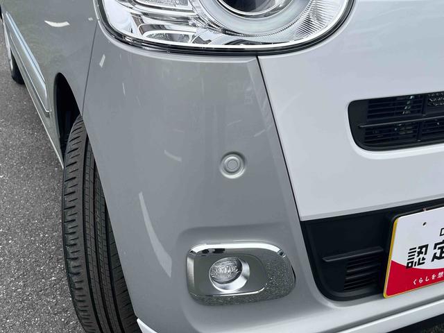 ムーヴキャンバスストライプスGターボLEDヘッドライト/両側電動スライドドア/アダプティブクルーズコントロール/コーナーセンサー/衝突回避支援システム/横滑り防止装置/オートライト/オートエアコン/電動格納ミラー/電動パーキングブレーキ(千葉県)の中古車