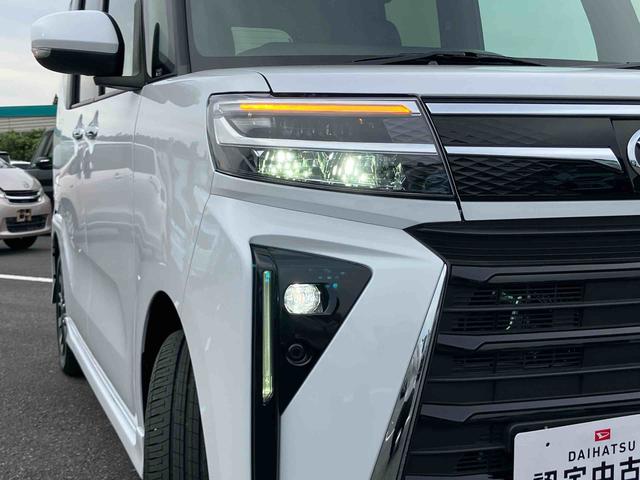 タントカスタムＲＳＬＥＤヘッドライト／両側電動スライドドア／コーナーセンサー／アイドリングストップ／衝突回避支援システム／横滑り防止装置／オートエアコン／アルミホイール／キーフリーシステム／電動格納ミラー／オートライト（千葉県）の中古車