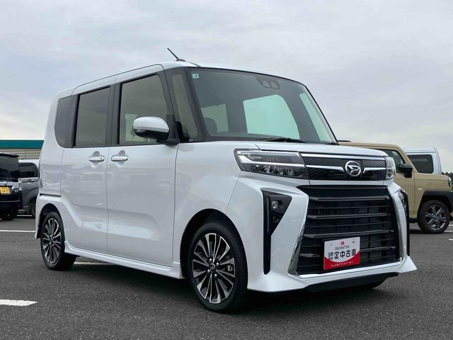 タントカスタムＲＳＬＥＤヘッドライト／両側電動スライドドア／コーナーセンサー／アイドリングストップ／衝突回避支援システム／横滑り防止装置／オートエアコン／アルミホイール／キーフリーシステム／電動格納ミラー／オートライト（千葉県）の中古車