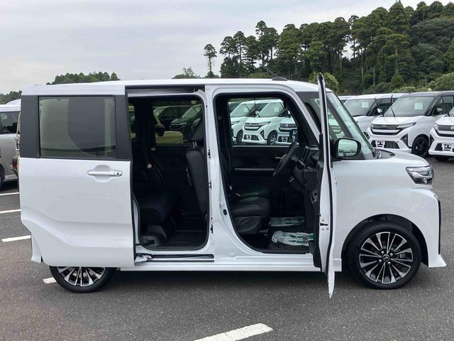 タントカスタムＲＳＬＥＤヘッドライト／両側電動スライドドア／コーナーセンサー／アイドリングストップ／衝突回避支援システム／横滑り防止装置／オートエアコン／アルミホイール／キーフリーシステム／電動格納ミラー／オートライト（千葉県）の中古車