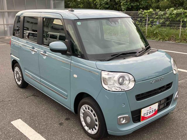 ムーヴキャンバスセオリーＧターボ両側電動スライドドア　ＬＥＤヘッドライト＆フォグランプ　シートヒーター　保温カップホルダー　電動駐車ブレーキ　バックカメラ　ステアリングスイッチ　自動追従クルコン　衝突被害軽減ブレーキ（千葉県）の中古車