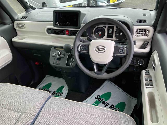 ムーヴキャンバスストライプスGターボLEDヘッドライト/両側電動スライドドア/アダプティブクルーズコントロール/コーナーセンサー/衝突回避支援システム/横滑り防止装置/オートライト/オートエアコン/電動格納ミラー/電動パーキングブレーキ(千葉県)の中古車