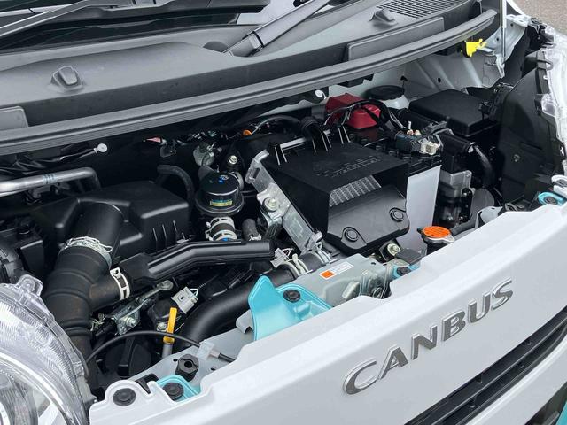 ムーヴキャンバスストライプスGターボLEDヘッドライト/両側電動スライドドア/アダプティブクルーズコントロール/コーナーセンサー/衝突回避支援システム/横滑り防止装置/オートライト/オートエアコン/電動格納ミラー/電動パーキングブレーキ(千葉県)の中古車