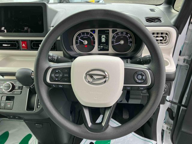 ムーヴキャンバスストライプスGターボLEDヘッドライト/両側電動スライドドア/アダプティブクルーズコントロール/コーナーセンサー/衝突回避支援システム/横滑り防止装置/オートライト/オートエアコン/電動格納ミラー/電動パーキングブレーキ(千葉県)の中古車