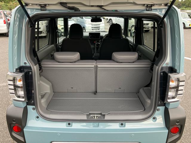 タフトGターボ ダーククロムベンチャー前後ダークガーニッシュ ガラスルーフ ルーフレール 15インチアルミ LEDヘッドライト&フォグランプ バックカメラ シートヒーター 電動駐車ブレーキ 自動追従クルコン 衝突被害軽減ブレーキ(千葉県)の中古車