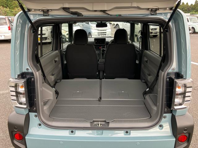 タフトGターボ ダーククロムベンチャー前後ダークガーニッシュ ガラスルーフ ルーフレール 15インチアルミ LEDヘッドライト&フォグランプ バックカメラ シートヒーター 電動駐車ブレーキ 自動追従クルコン 衝突被害軽減ブレーキ(千葉県)の中古車