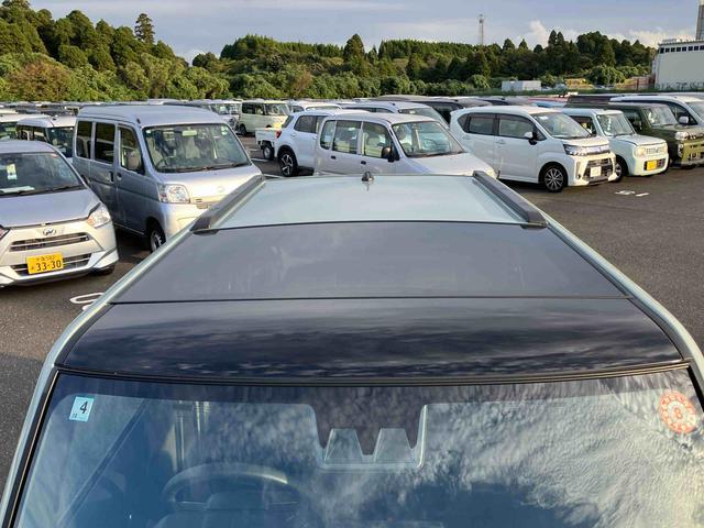 タフトGターボ ダーククロムベンチャー前後ダークガーニッシュ ガラスルーフ ルーフレール 15インチアルミ LEDヘッドライト&フォグランプ バックカメラ シートヒーター 電動駐車ブレーキ 自動追従クルコン 衝突被害軽減ブレーキ(千葉県)の中古車
