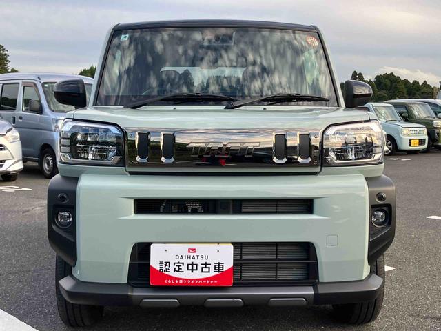 タフトGターボ ダーククロムベンチャー前後ダークガーニッシュ ガラスルーフ ルーフレール 15インチアルミ LEDヘッドライト&フォグランプ バックカメラ シートヒーター 電動駐車ブレーキ 自動追従クルコン 衝突被害軽減ブレーキ(千葉県)の中古車