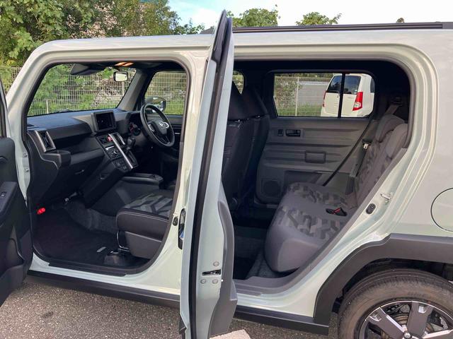 タフトGターボ ダーククロムベンチャー前後ダークガーニッシュ ガラスルーフ ルーフレール 15インチアルミ LEDヘッドライト&フォグランプ バックカメラ シートヒーター 電動駐車ブレーキ 自動追従クルコン 衝突被害軽減ブレーキ(千葉県)の中古車