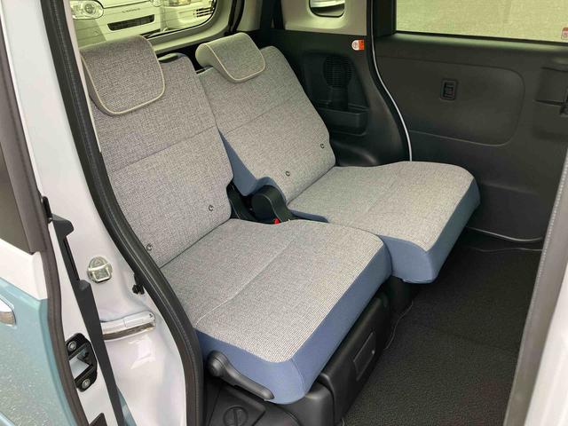 ムーヴキャンバスストライプスＧターボ両側電動スライドドア　ＬＥＤヘッドライト＆フォグランプ　シートヒーター　保温カップホルダー　電動駐車ブレーキ　バックカメラ　ステアリングスイッチ　自動追従クルコン　衝突被害軽減ブレーキ（千葉県）の中古車