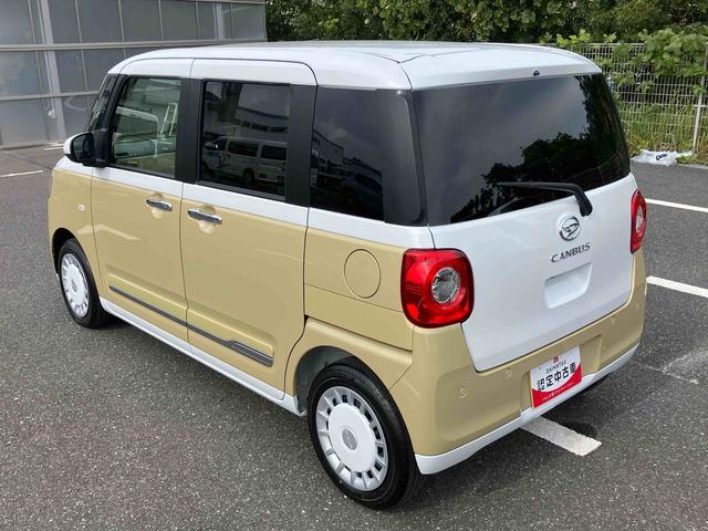 ムーヴキャンバスストライプスG両側電動スライドドア LEDヘッドライト&フォグランプ シートヒーター 保温カップホルダー 電動駐車ブレーキ バックカメラ ステアリングスイッチ コーナーセンサー 衝突被害軽減ブレーキ(千葉県)の中古車