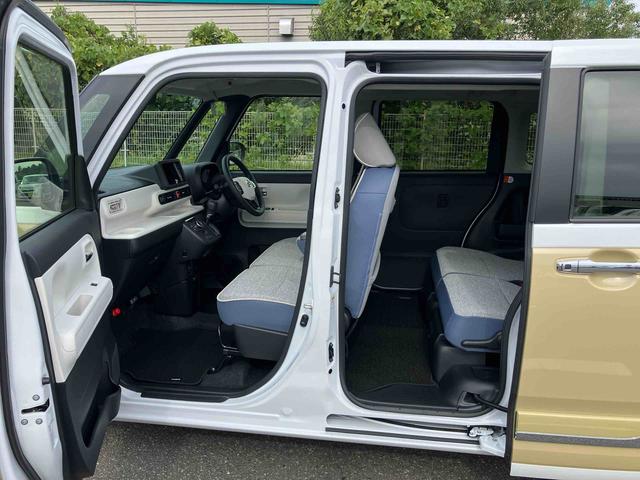 ムーヴキャンバスストライプスG両側電動スライドドア LEDヘッドライト&フォグランプ シートヒーター 保温カップホルダー 電動駐車ブレーキ バックカメラ ステアリングスイッチ コーナーセンサー 衝突被害軽減ブレーキ(千葉県)の中古車