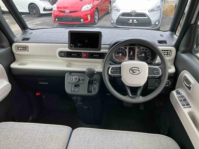 ムーヴキャンバスストライプスGターボ両側電動スライドドア LEDヘッドライト&フォグランプ シートヒーター 保温カップホルダー 電動駐車ブレーキ バックカメラ ステアリングスイッチ 自動追従クルコン 衝突被害軽減ブレーキ(千葉県)の中古車