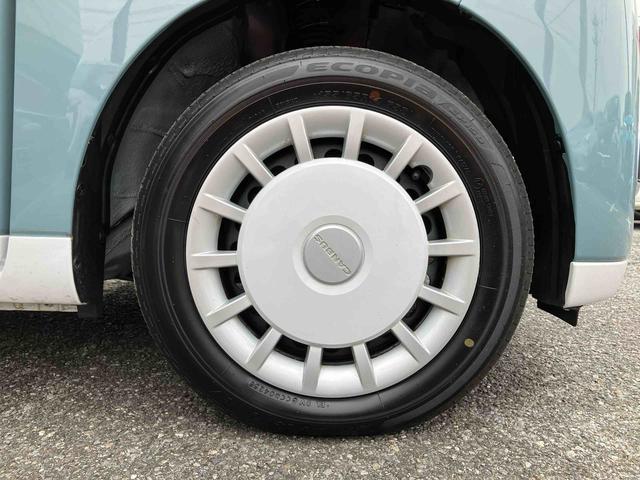 ムーヴキャンバスストライプスＧターボ両側電動スライドドア　ＬＥＤヘッドライト＆フォグランプ　シートヒーター　保温カップホルダー　電動駐車ブレーキ　バックカメラ　ステアリングスイッチ　自動追従クルコン　衝突被害軽減ブレーキ（千葉県）の中古車