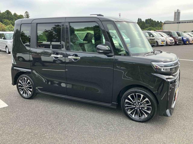タントカスタムＲＳターボエンジン　１５インチアルミ　バックカメラ　両側電動スライドドア　シートヒーター　電動駐車ブレーキ　ＬＥＤライト＆フォグ　上下２段調節式デッキボード　コーナーセンサー　衝突被害軽減ブレーキ（千葉県）の中古車