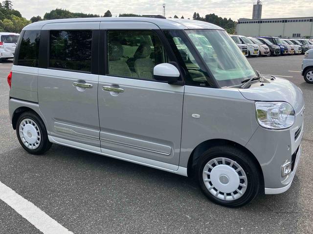 ムーヴキャンバスストライプスG両側電動スライドドア LEDヘッドライト&フォグランプ シートヒーター 保温カップホルダー 電動駐車ブレーキ バックカメラ ステアリングスイッチ コーナーセンサー 衝突被害軽減ブレーキ(千葉県)の中古車