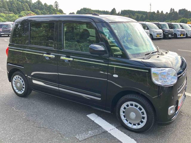 ムーヴキャンバスセオリーＧターボ両側電動スライドドア　ＬＥＤヘッドライト＆フォグランプ　シートヒーター　保温カップホルダー　電動駐車ブレーキ　バックカメラ　ステアリングスイッチ　自動追従クルコン　衝突被害軽減ブレーキ（千葉県）の中古車