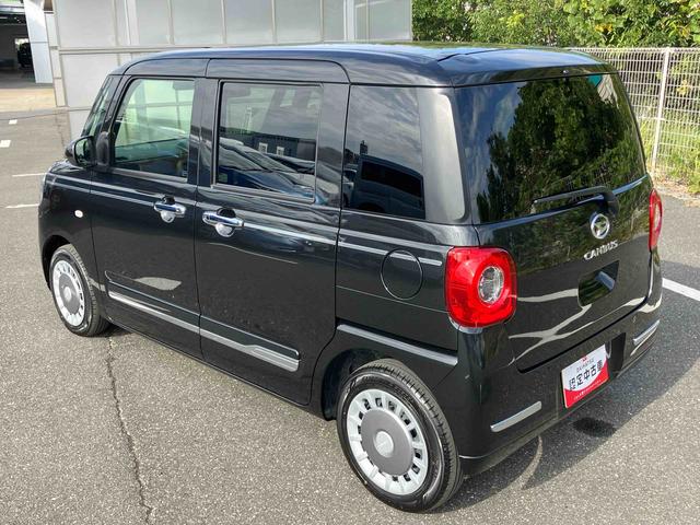 ムーヴキャンバスセオリーＧターボ両側電動スライドドア　ＬＥＤヘッドライト＆フォグランプ　シートヒーター　保温カップホルダー　電動駐車ブレーキ　バックカメラ　ステアリングスイッチ　自動追従クルコン　衝突被害軽減ブレーキ（千葉県）の中古車