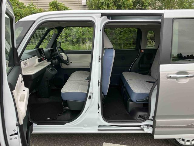 ムーヴキャンバスストライプスGターボ両側電動スライドドア LEDヘッドライト&フォグランプ シートヒーター 保温カップホルダー 電動駐車ブレーキ バックカメラ ステアリングスイッチ 自動追従クルコン 衝突被害軽減ブレーキ(千葉県)の中古車