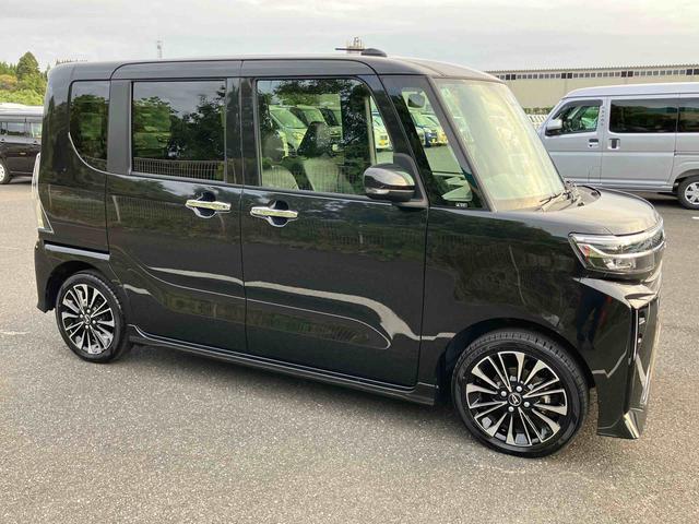 タントカスタムＲＳターボエンジン　１５インチアルミ　バックカメラ　両側電動スライドドア　シートヒーター　電動駐車ブレーキ　ＬＥＤライト＆フォグ　上下２段調節式デッキボード　コーナーセンサー　衝突被害軽減ブレーキ（千葉県）の中古車