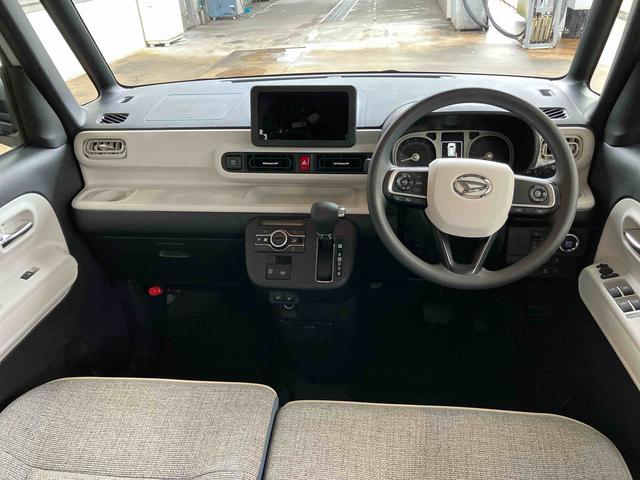 ムーヴキャンバスストライプスＧターボ両側電動スライドドア　ＬＥＤヘッドライト＆フォグランプ　シートヒーター　保温カップホルダー　電動駐車ブレーキ　バックカメラ　ステアリングスイッチ　自動追従クルコン　衝突被害軽減ブレーキ（千葉県）の中古車