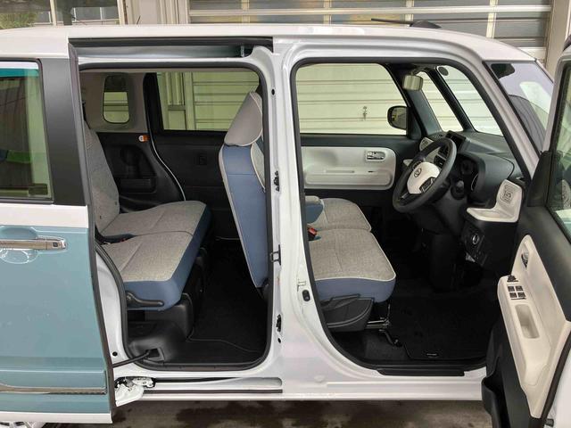 ムーヴキャンバスストライプスＧターボ両側電動スライドドア　ＬＥＤヘッドライト＆フォグランプ　シートヒーター　保温カップホルダー　電動駐車ブレーキ　バックカメラ　ステアリングスイッチ　自動追従クルコン　衝突被害軽減ブレーキ（千葉県）の中古車