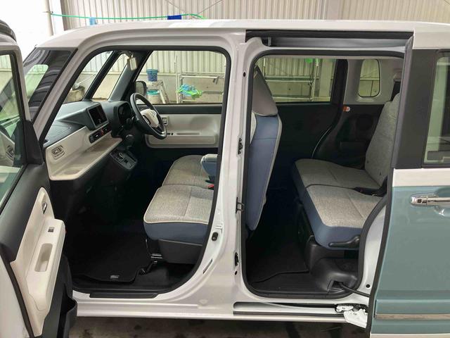 ムーヴキャンバスストライプスＧターボ両側電動スライドドア　ＬＥＤヘッドライト＆フォグランプ　シートヒーター　保温カップホルダー　電動駐車ブレーキ　バックカメラ　ステアリングスイッチ　自動追従クルコン　衝突被害軽減ブレーキ（千葉県）の中古車